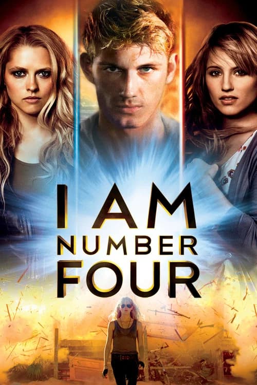 Partially revealed poster